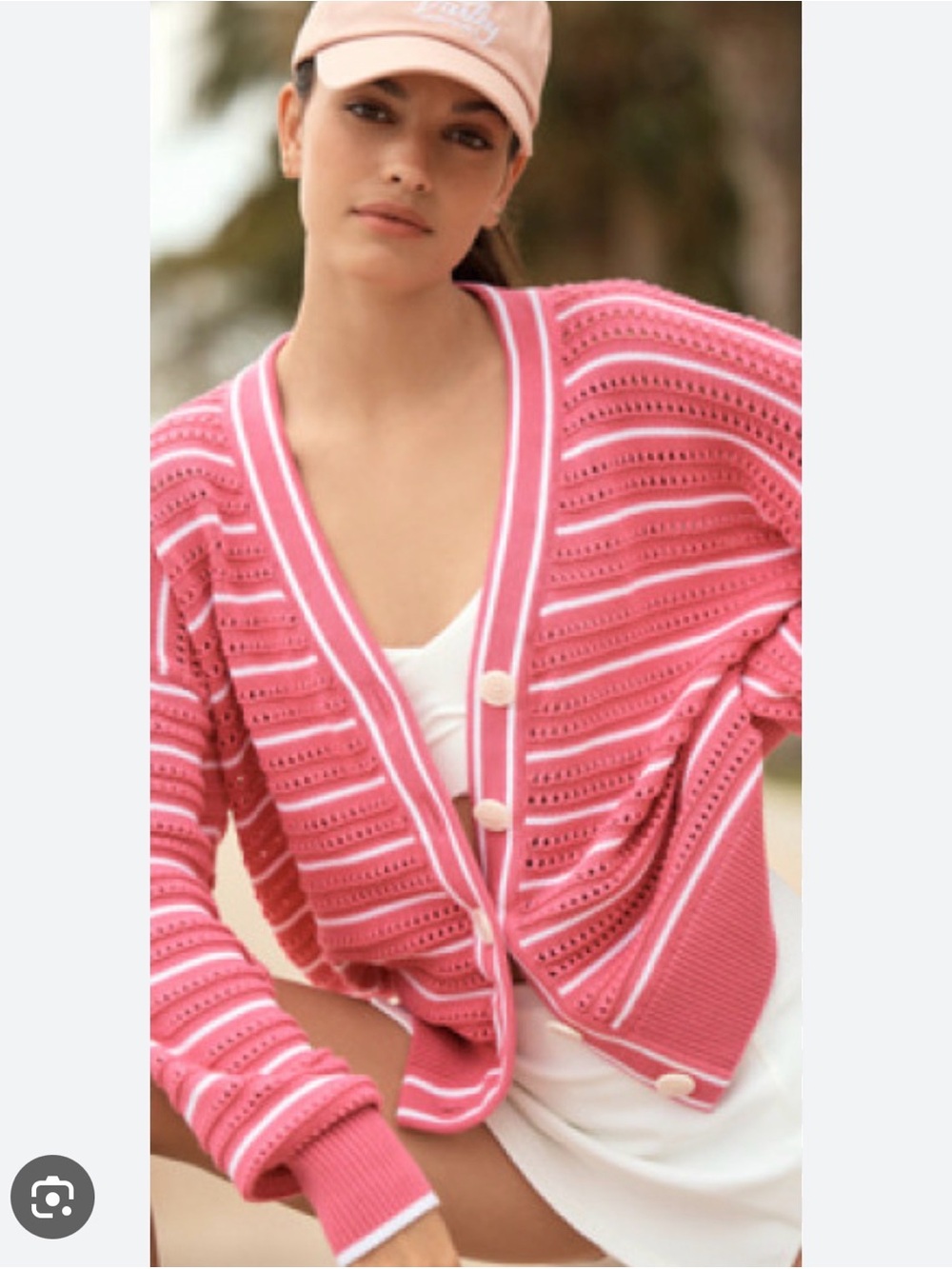 NWT Varley 100% Cotton Cardigan